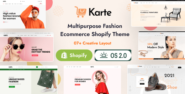 Karte - Multipurpose Fashion Ecommerce Shopify Theme