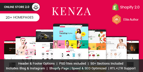 Kenza - Sectioned Multipurpose Shopify Theme