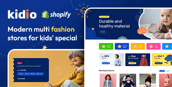 Kidio - A Multi-Purpose Kids Shopify Theme