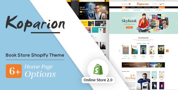 Koparion - Book Store Shopify Theme