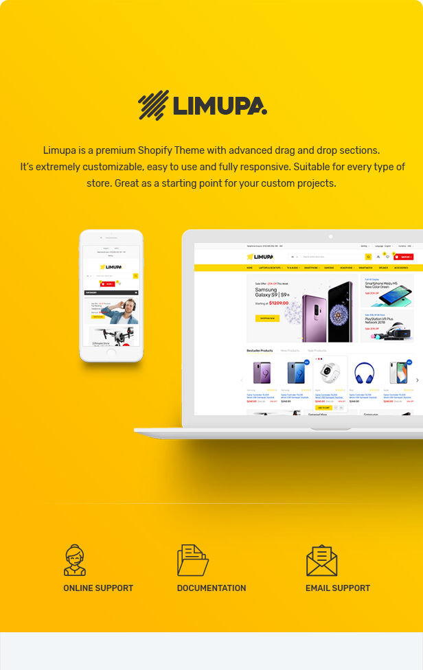 Shopify-themed e-stores