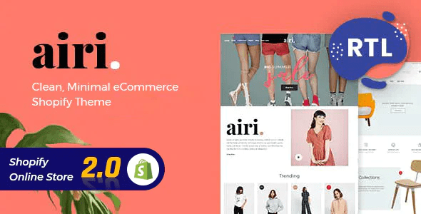 Minimal Shopify Theme - Airi
