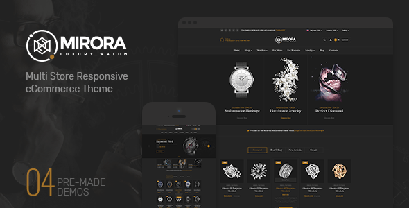 Mirora - Luxury Watches & Jewelry Store Shopify Theme