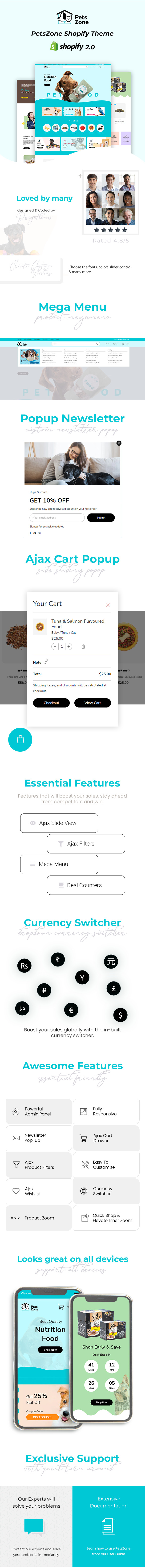 Petszone - Pets Shopify Theme - 1