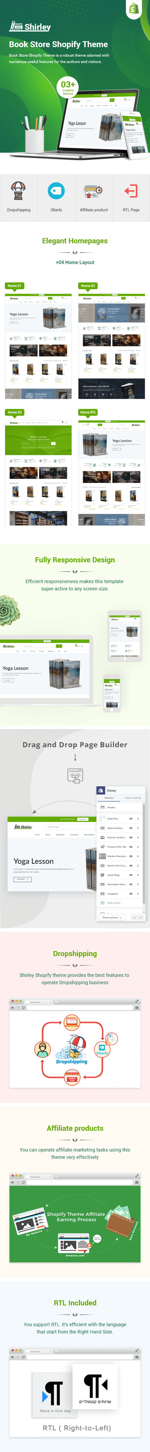 Shirley - Bookstore Shopify Theme