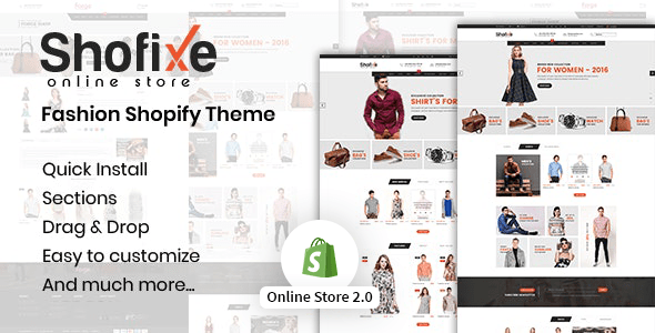 Shofixe - Fashion Shopify Theme