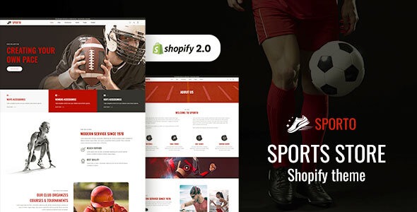 Sporto - Fitness Sports Shopify Theme