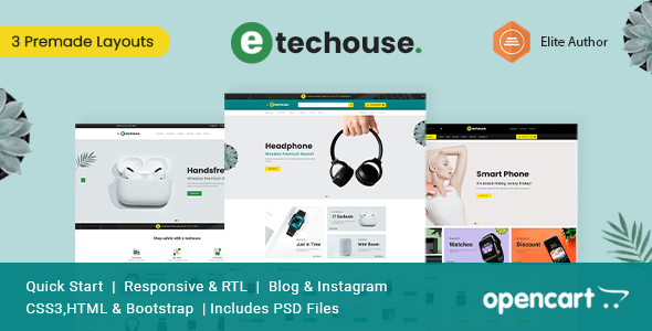 Techhouse - Electronics & Gadgets Shopify Theme