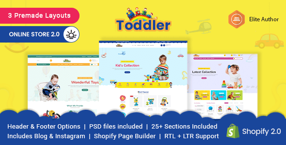 Toddler - Kids Clothing & Toys Shopify Theme