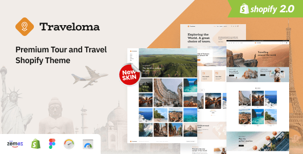 Traveloma - Tour and Travel Shopify Theme