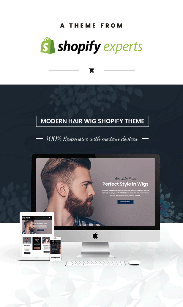 Trisha  Hair weaving, hair wig, add-ons Marketplace Theme Shopify - 1