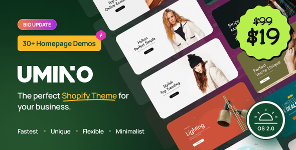Umino - Multipurpose Shopify Themes OS 2.0 - RTL Support