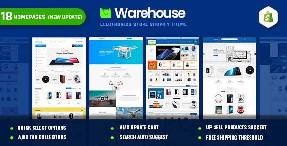 Warehouse | Electronics & Multi-Purpose Shopify Theme