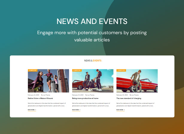 News and events