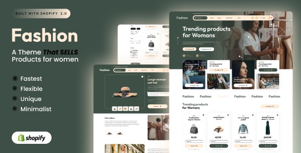 Fashion - Shopify 2.0 eCommerce Theme
