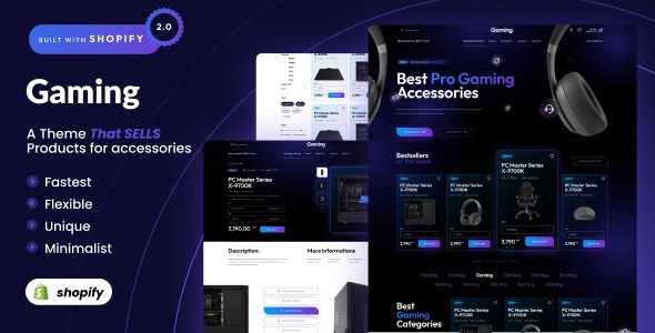 Gaming - Shopify 2.0 eCommerce Theme