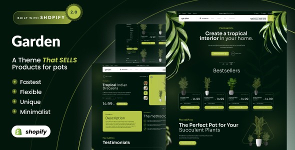 Garden - Shopify 2.0 eCommerce Theme
