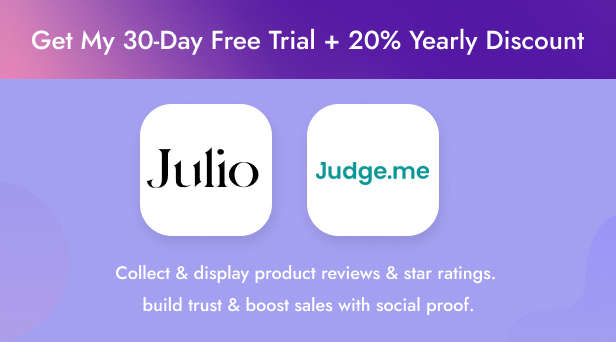 Julio - Shopify Theme