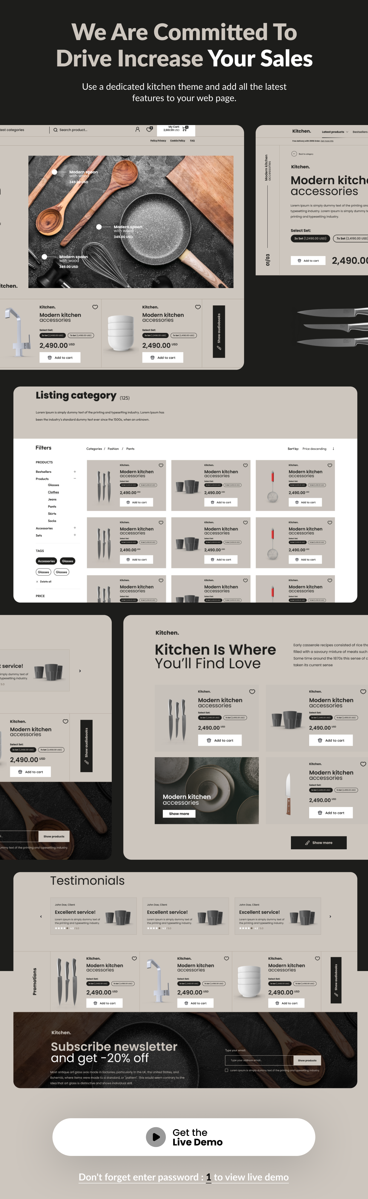 Kitchen - Shopify 2.0 Kitchen furniture store design - 5