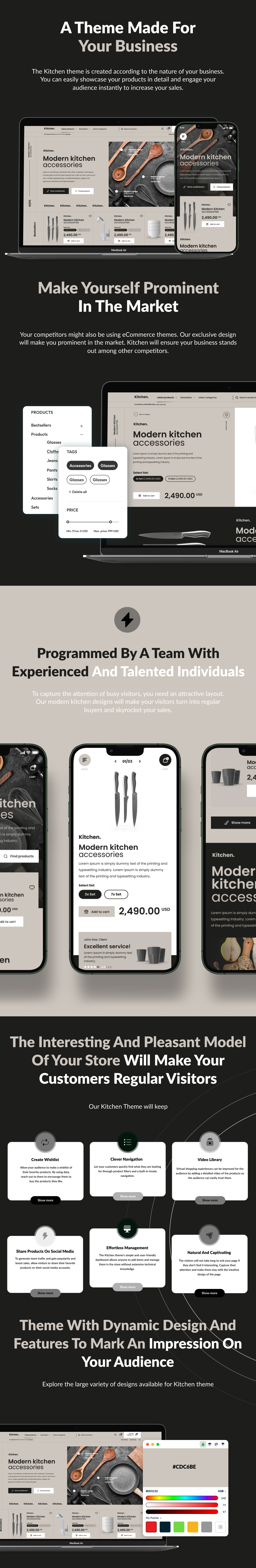 Kitchen - Shopify 2.0 Kitchen furniture store design - 7