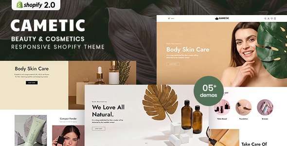 Cametic - Beauty & Cosmetics Responsive Shopify Theme