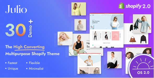 Julio – Multipurpose Shopify Themes OS 2.0 - RTL Support