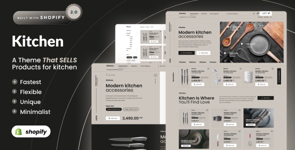 Kitchen - Shopify 2.0 Kitchen Furniture Store Theme