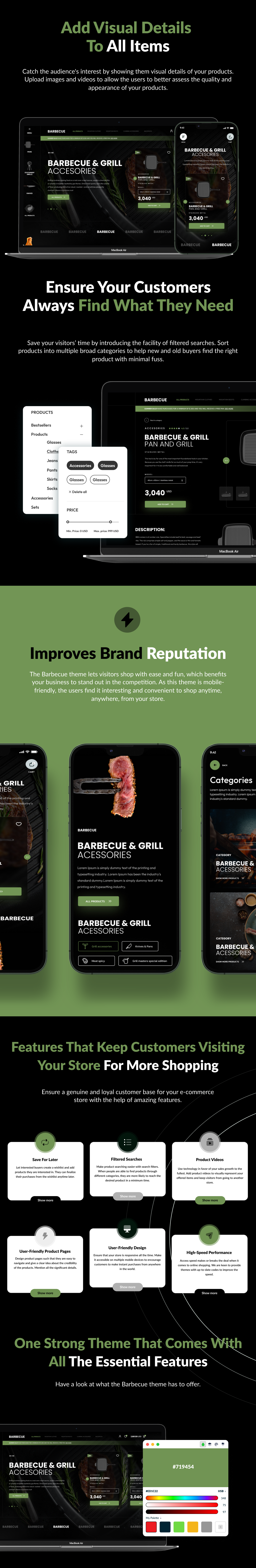 Barbecue - Shopify 2.0 Ecommerce Design Grill - 7