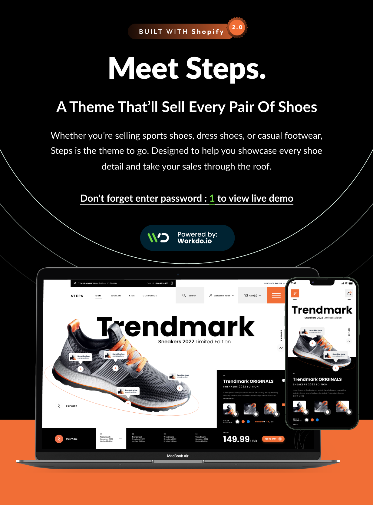 Steps - Sneakers, Footwear Shopify 2.0 Theme - 3