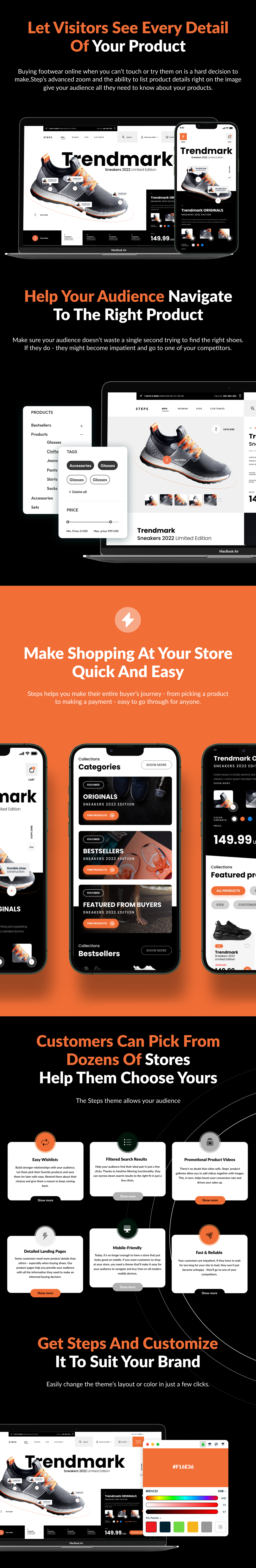Steps - Sneakers, Footwear Shoes Shopify 2.0 Theme - 7