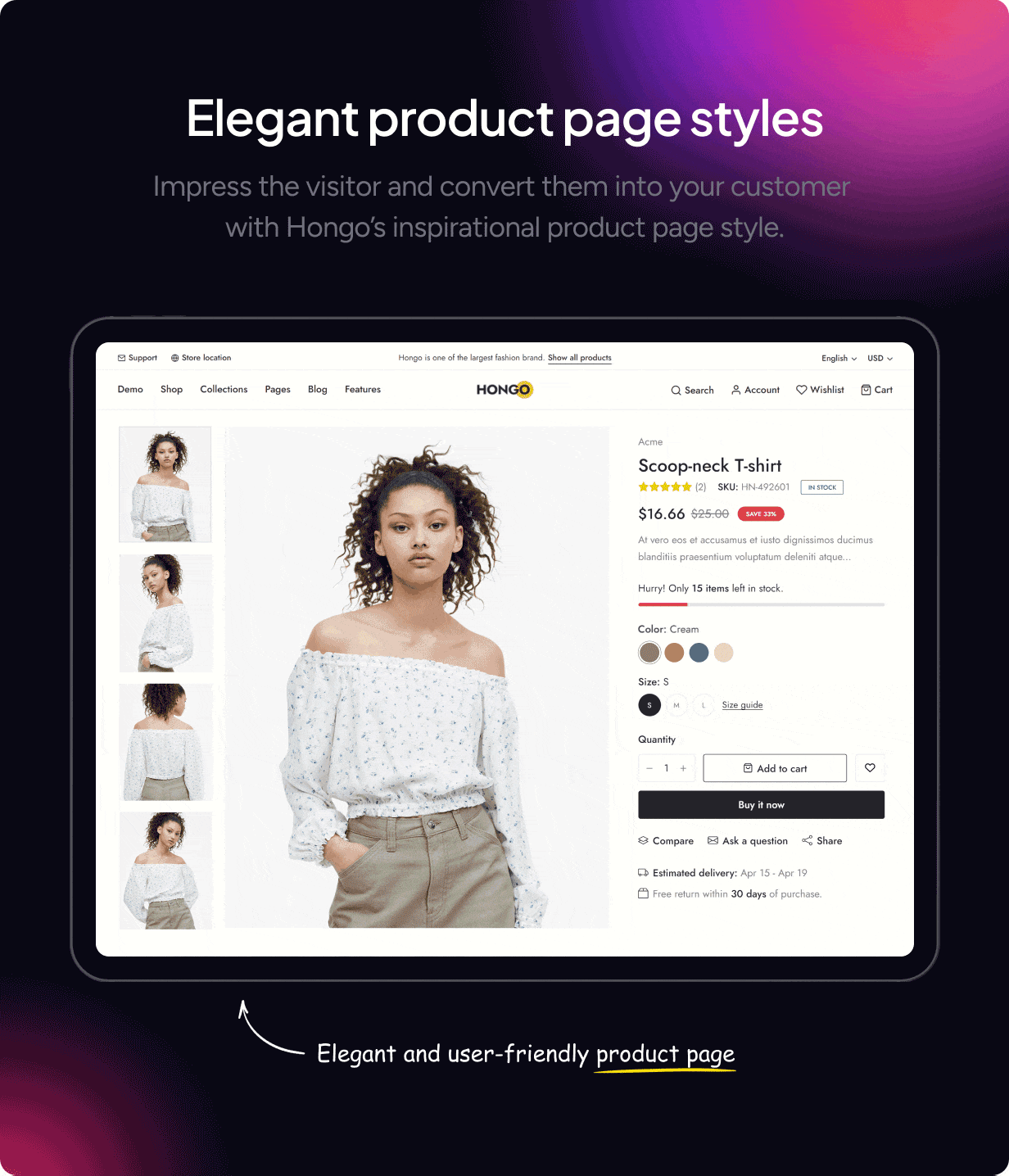 Hongo - Multi-purpose Shopify Theme OS 2.0