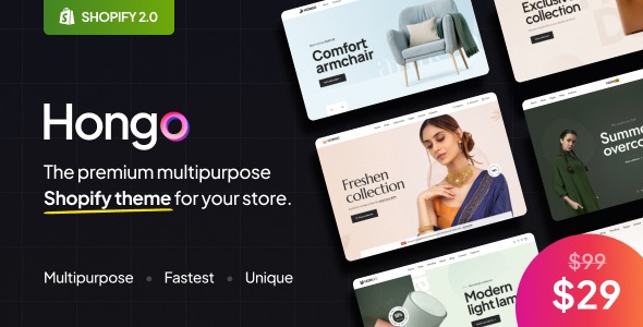 Hongo - Multipurpose Shopify Theme OS 2.0