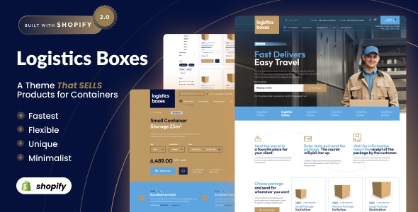 Logistics Boxes - Transport Shopify 2.0 Theme