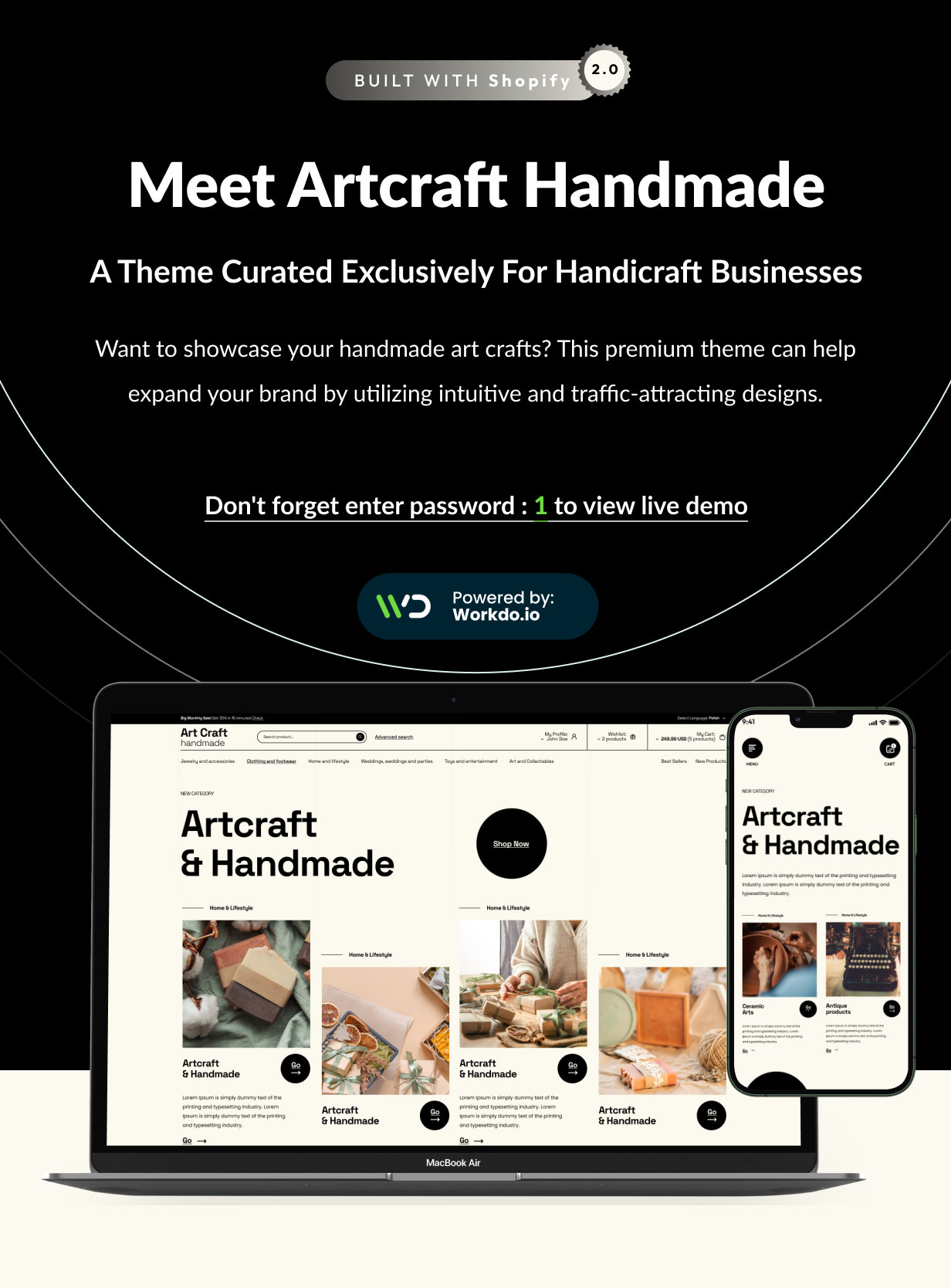 Handmade Art Craft - Shopify 2.0 Art Store Theme - 4