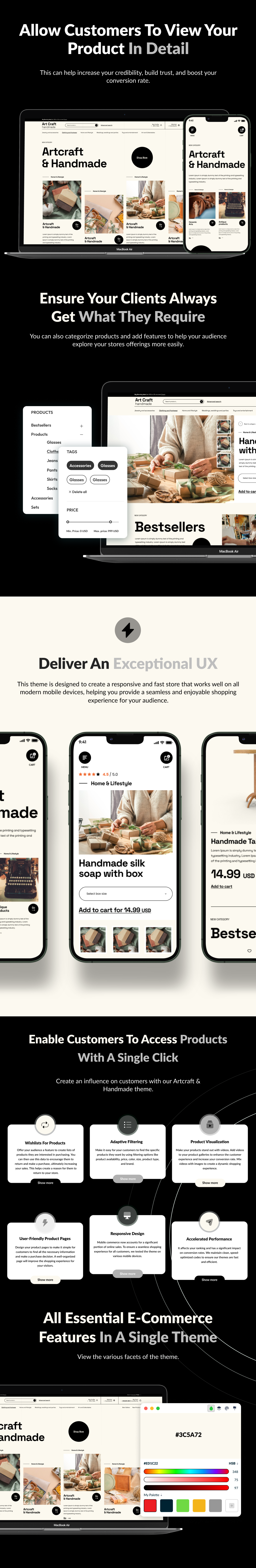 Handmade Art Craft - Shopify 2.0 Art Store Theme - 7