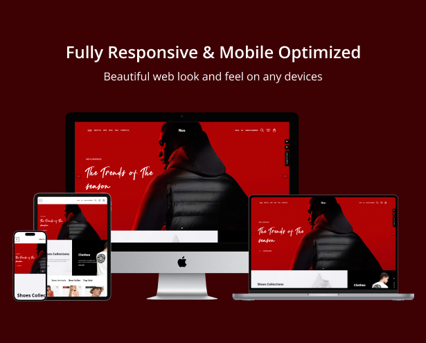 Fully responsive and mobile friendly