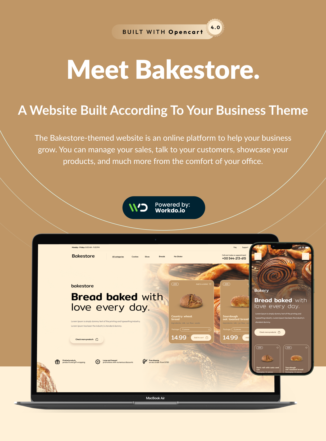 Bake Store - Opencart 4 Cakes and Sweets Store Template - 4