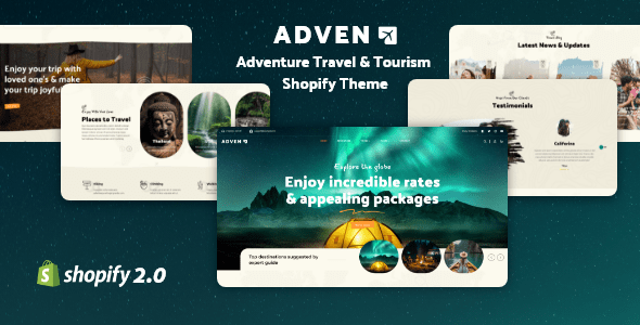 Advenx - Adventure Travel Shopify Theme
