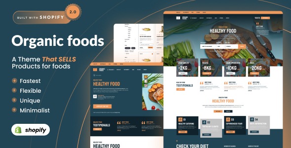 Organic Food - Agriculture Farm Shopify 2.0 Theme