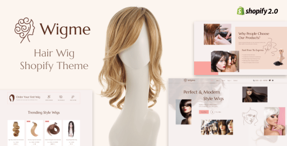 Wigme - Hair Extensions Shopify Theme