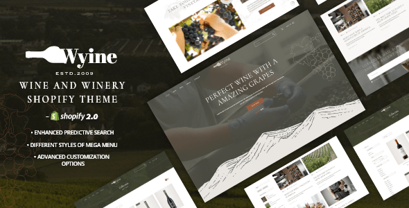 Wyine - Wine & Liquor Store Shopify Theme