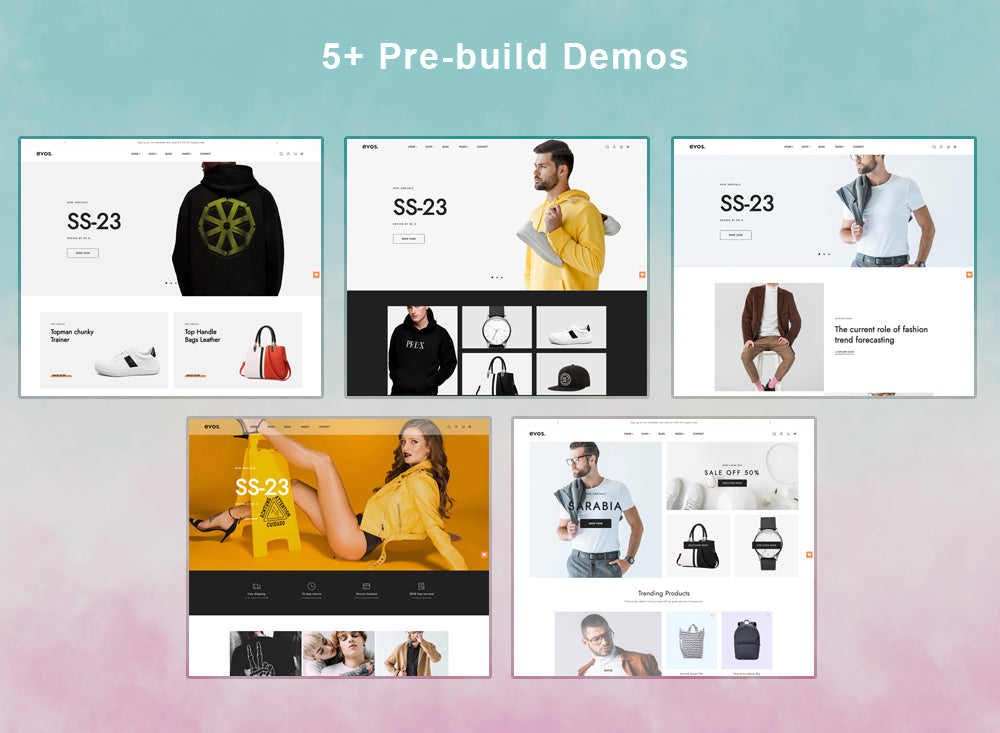 Evos Elementor - Multipurpose eCommerce Shopify Theme