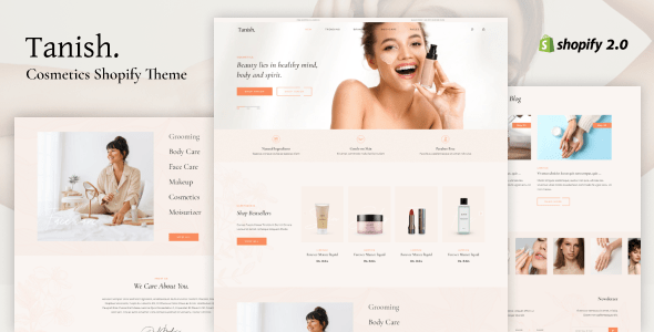 Tanish - Cosmetic Shop Shopify Theme