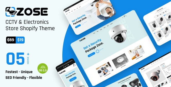 ZOSE - CCTV Security & Electronics Store Shopify 2.0 Theme