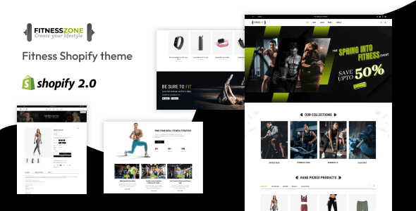 Fitness Zone - Gym Equipments, Clothing Store Shopify Theme