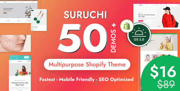Suruchi - Clean Versatile Responsive Shopify Theme