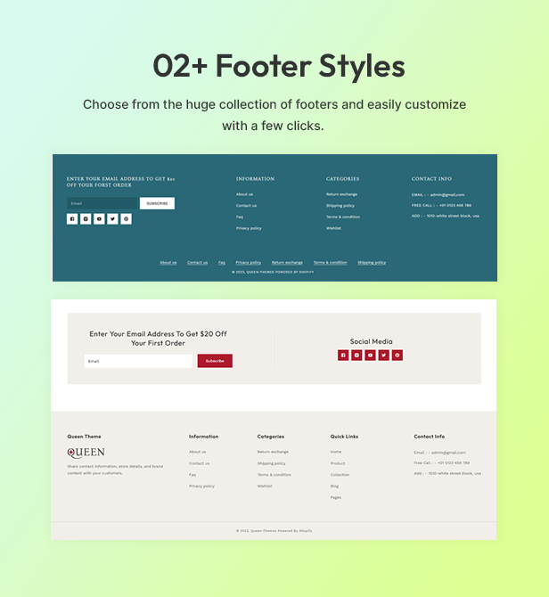 Queen Multipurpose shopify 2.0 responsive theme