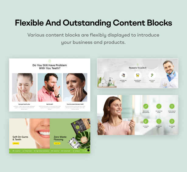 Flexible and outstanding content blocks