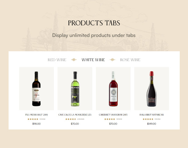 Products Tabs