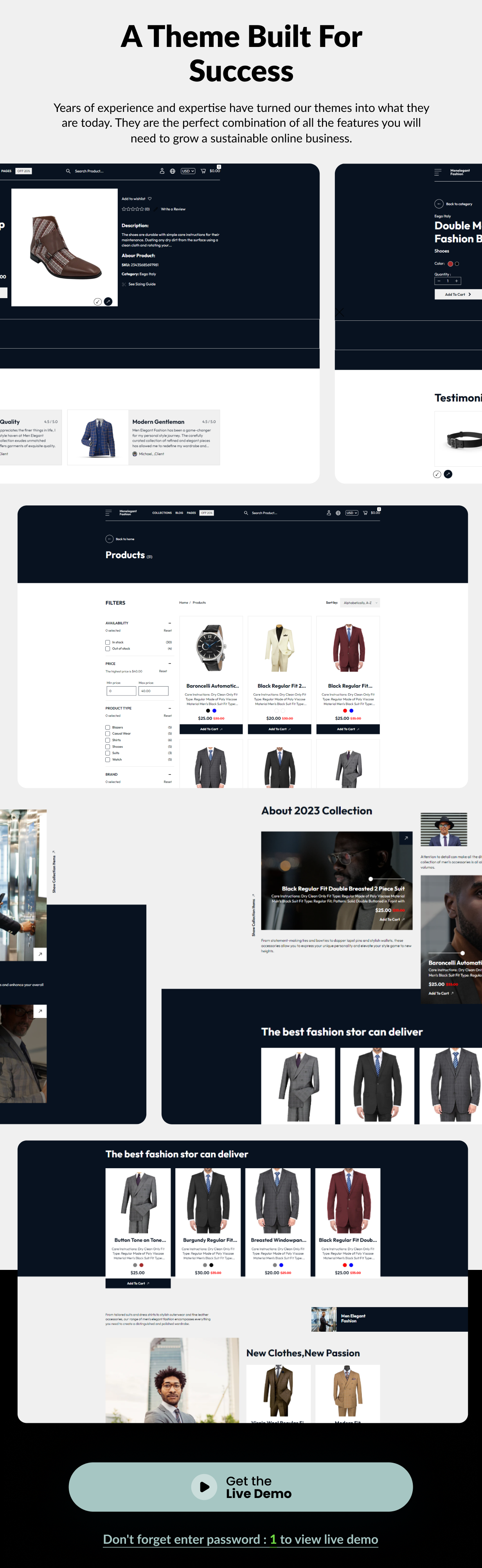 Men Elegant Fashion - Clothing & Fashion Boutique Shopify 2.0 Theme - 9
